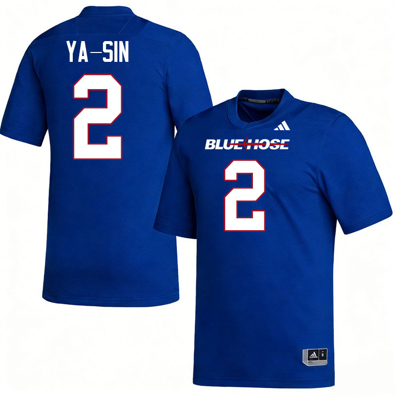 Presbyterian Blue Hose #2 Rock Ya-Sin College Football Jerseys,Uniforms-Blue